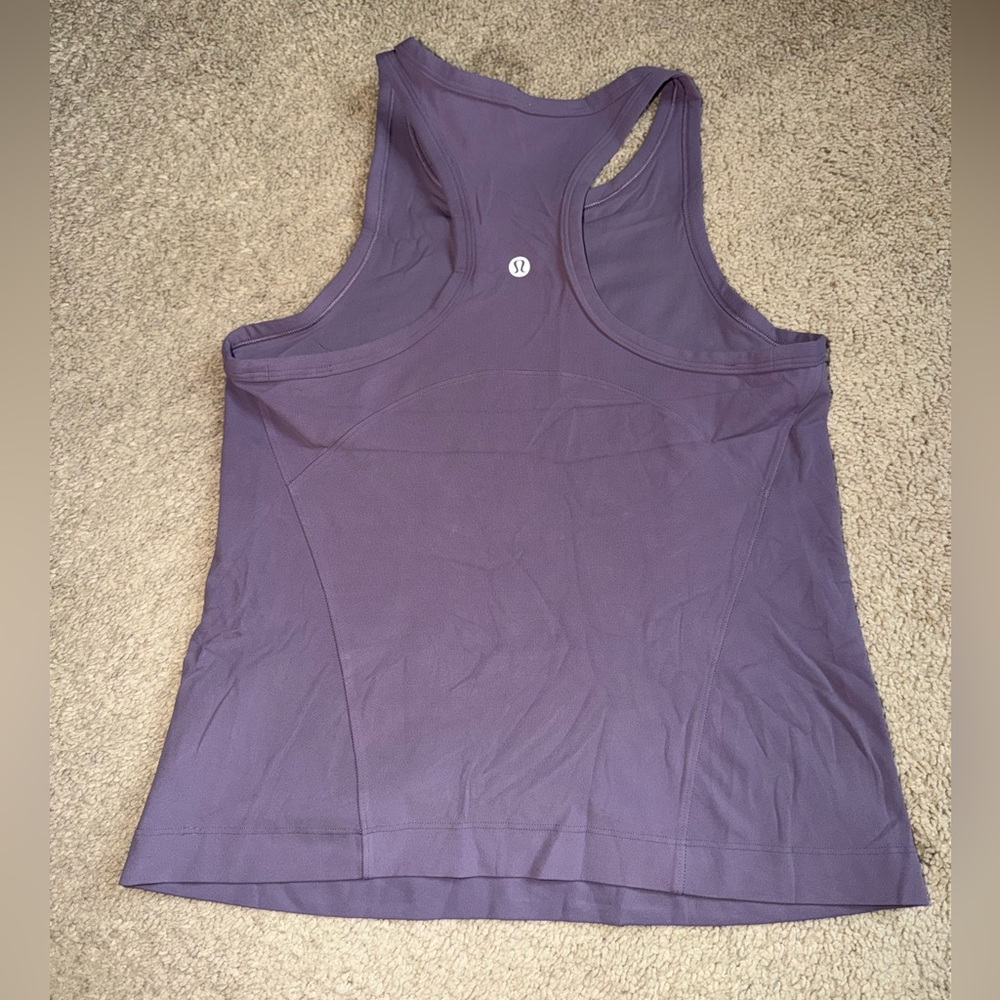 Lululemon Align Waist Length Racerback Tank Purple Nightfall? 8 Nulu - Picture 2 of 2